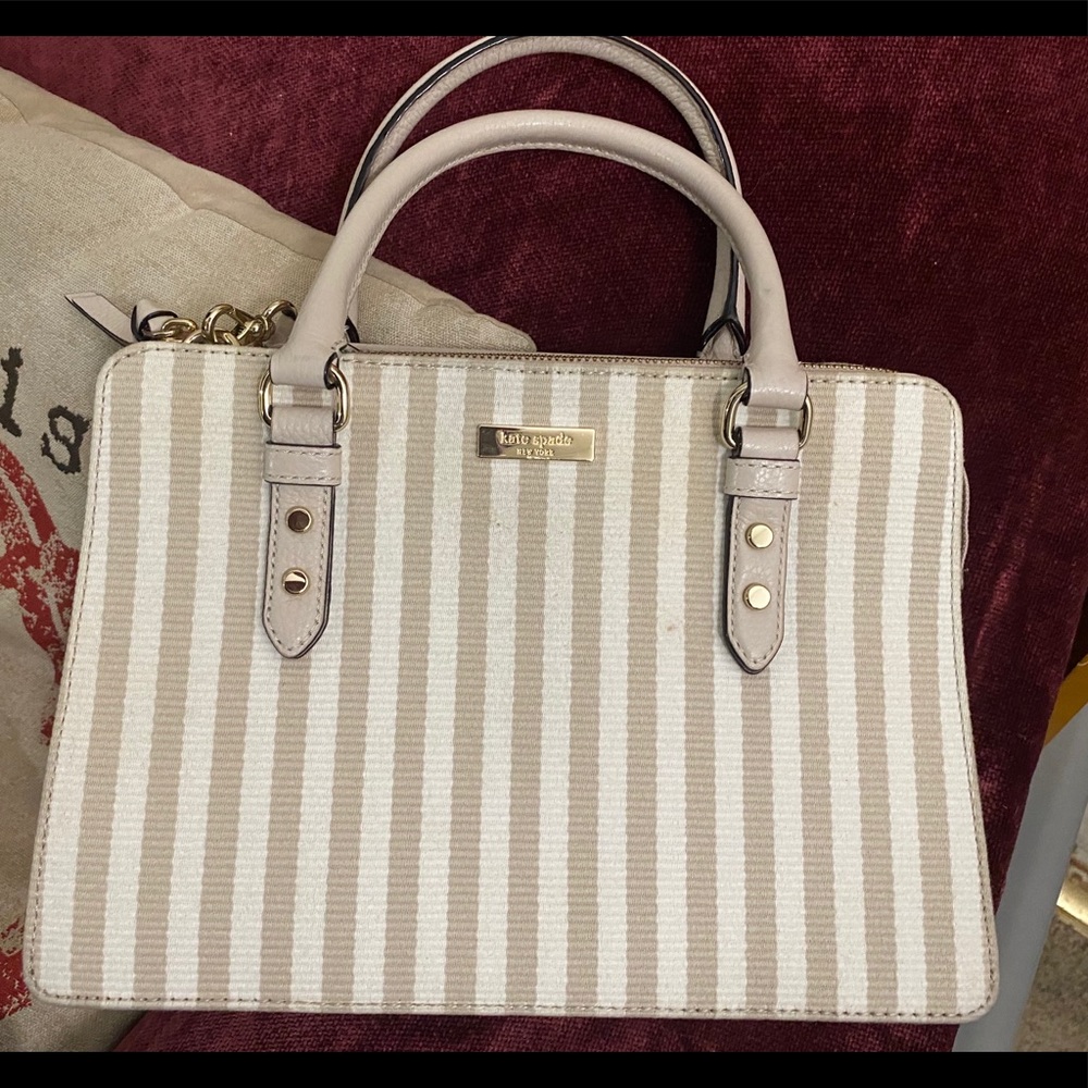 Kate Spade Striped Purse EUC